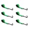 Tie 4 Safe 2" x 10' Lasso Strap w/ Mini J Hook for Towing Wrecker Trailer Tie Down Green, 6PK TWS65-5210-J-GR-6 - alternate 1